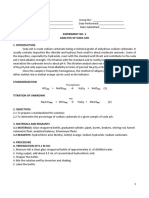 Experiment - 3 - Analysis of Soda Ash