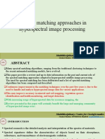 Spectral Matching Approaches in Hyperspectral Image Processing