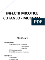 Infecţii Micotice Cutaneo - Mucoase