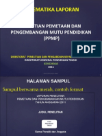 PPMP-Sistematika Laporan