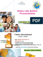 Make Life Better Presentation: Look Better, Feel Better, Live Better!