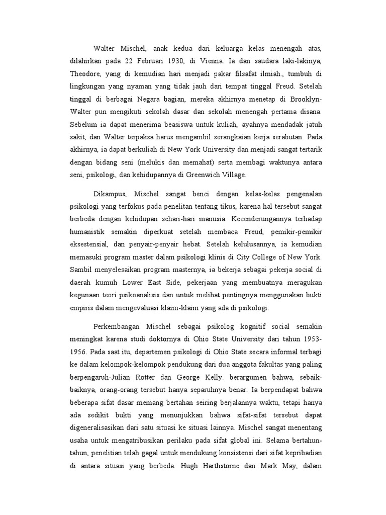 Walter Mischel PDF