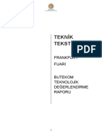 Teknik TEKSTİL 2015: Frankfurt Fuari Butekom Teknolojik Değerlendirme Raporu