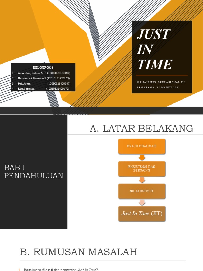 Kelebihan dan Kekurangan Just In Time | PDF | Komputer