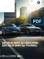 BMW 3er Limousine Touring 2015 Katalog