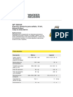 WP 1550AW Plancha Vibratoria para Asfalto, 15 KN, 50mm/19,5pul