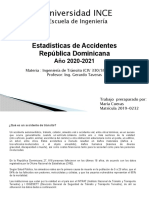 Accidentes República Dominicana 2020 y 2021