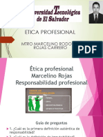 Ética profesional del profesionista