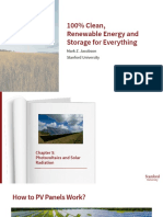 100% Clean, Renewable Energy and Storage For Everything: Mark Z. Jacobson Stanford University