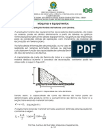 Produção Horária de Tratores com Lâmina