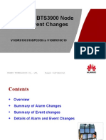 Material For BTS3900 Node Alarm - Event Changes (V100R010C10SPC050 To V100R010C10)