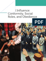 Social Influence: Conformity, Social Roles, and Obedience