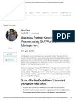 Business Partner Creation Approval Process Using SAP Workflow Management