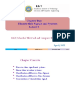 Chapter Two Discrete-Time Signals and Systems: Kiot, School of Electrical and Computer Engineering