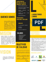 Laboratorios Lumbré - Brochure