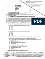 Segunda Parcial de CPP Ii Modelo A. Blanco