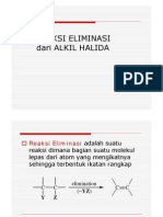 Reaksi Eliminasi Dari Alkil Halida