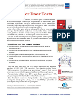 BlowerDoorTests Būvfizika