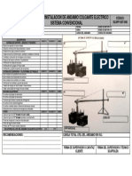 Check List de Instalación de Andamio Colgante Eléctrico Sistema Convencional Scaffolds