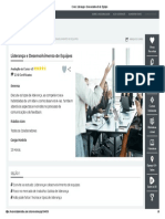 Curso - Liderança e Desenvolvimento de Equipes