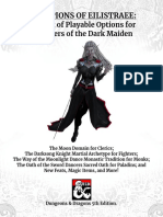 Champions of Eilistraee:: A Codex of Playable Options For Followers of The Dark Maiden