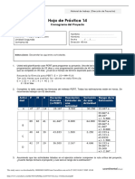 Hoja de PR Ctica 14 Solucionario PDF