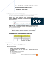 Procedimiento Series Tablet