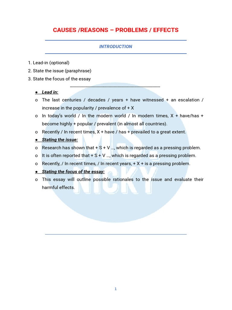Causes and Solutions to Pressing Issues | PDF