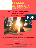 Buku Program Ceramah Awal Remaja Tahun 6, 2021 - 22