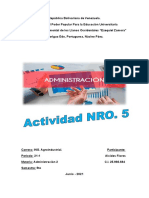 Administracion Actividad NRO 5