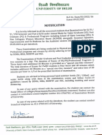 Notification DT 09.05.22 Regarding May 2022 Examination