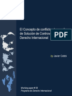 Lectura 12 - Conflicto y Solución de Controversias en El Derecho Internacional