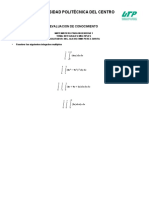 Tarea - Integrales Multiples