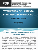 Estructura Del Sistema Educativo Dominicano