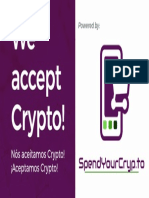 We accept Crypto