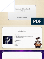 Dreamlife of Toasters & Wall-E: By: Shireen Ali Mohammed