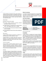 Conplast WP400: Hydrophobic Pore-Blocking Waterproofing Admixture