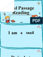 Oral Passage Reading