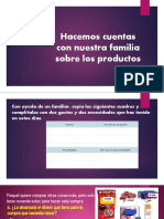 Hacemos Cuentas Con Nuestra Familia Sobre Los Productos