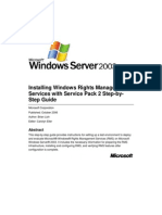 Installing Windows Rights Management Services With Service Pack 2 Step-by-Step Guide