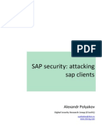 SAP Security - Attacking SAP Clients