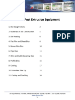 Die and Post Extrusion Equipment Guide