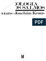 TEOLOGÍA DE LOS SALMOS HANS-JOACHIM KRAUS