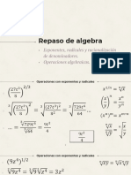 Repaso de Algebra