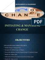 7 Initiating & Managing Change