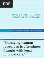 Topic 2: Constitutional and Legal Framework: by Elvira Briones Mercado, CEEP, Asia, PH.D