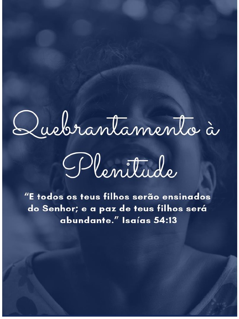 Quebrantamento e Plenitude: Caminho ao Shalom | PDF | Amor | Deus, image size:768x1024