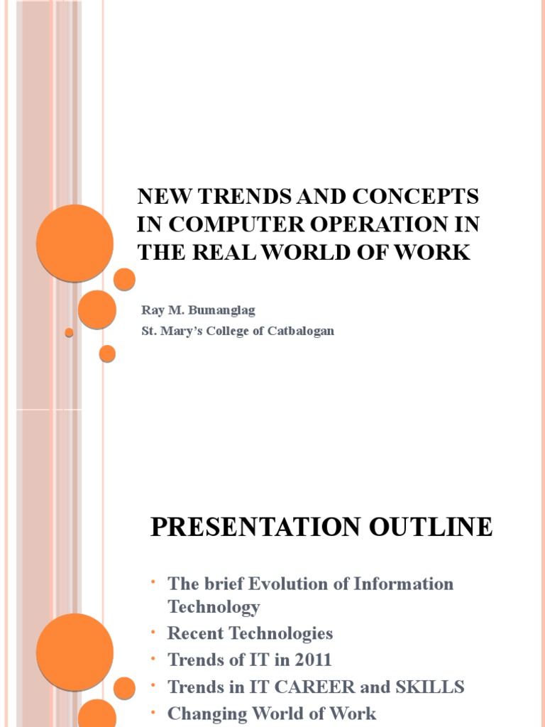 New Trends and Concepts in Computer Operation in | PDF | Internet ...