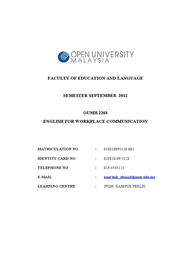 Assignment K Not Pdf Occupational Safety And Health Employment