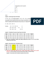 Maksimum Z = 8X1 + 9X2 + 4X3 menggunakan metode simpleks